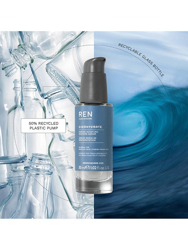 REN Clean Skincare EverHydrate Marine Moisture-Restore Serum, 30ml 5