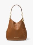 Michael Kors Lillie Leather Shoulder Bag, Luggage