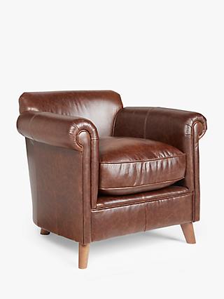 John Lewis Regent Leather Armchair