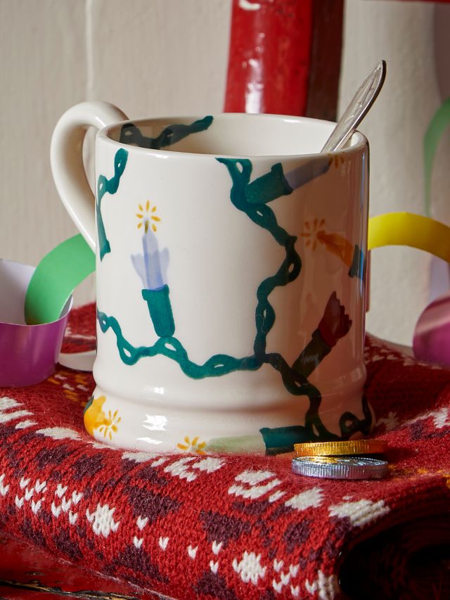 Emma Bridgewater Personalized Save The Children Christmas Jumper Cocoa Mug - Unique Handmade & Handpainted English Earthenware Tea/Coffee Mug - Cust