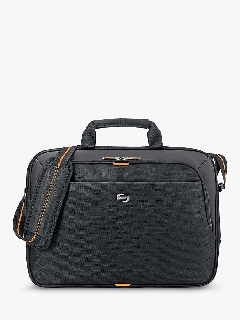 Buy Solo NY Ace 15.6" Slim Laptop Briefcase, Black Online at johnlewis.com