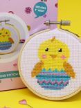 The Make Acade Easter Chick Cross Stitch Kit