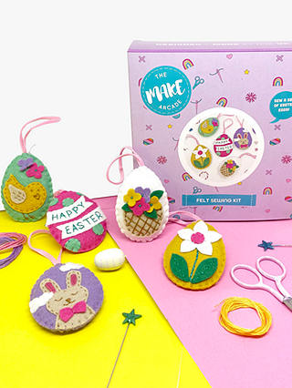 The Make Arcade Felt Easter Decorations Kit