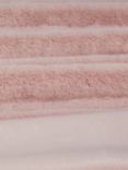 John Lewis Faux Fur Baby Blanket, Plaster Pink