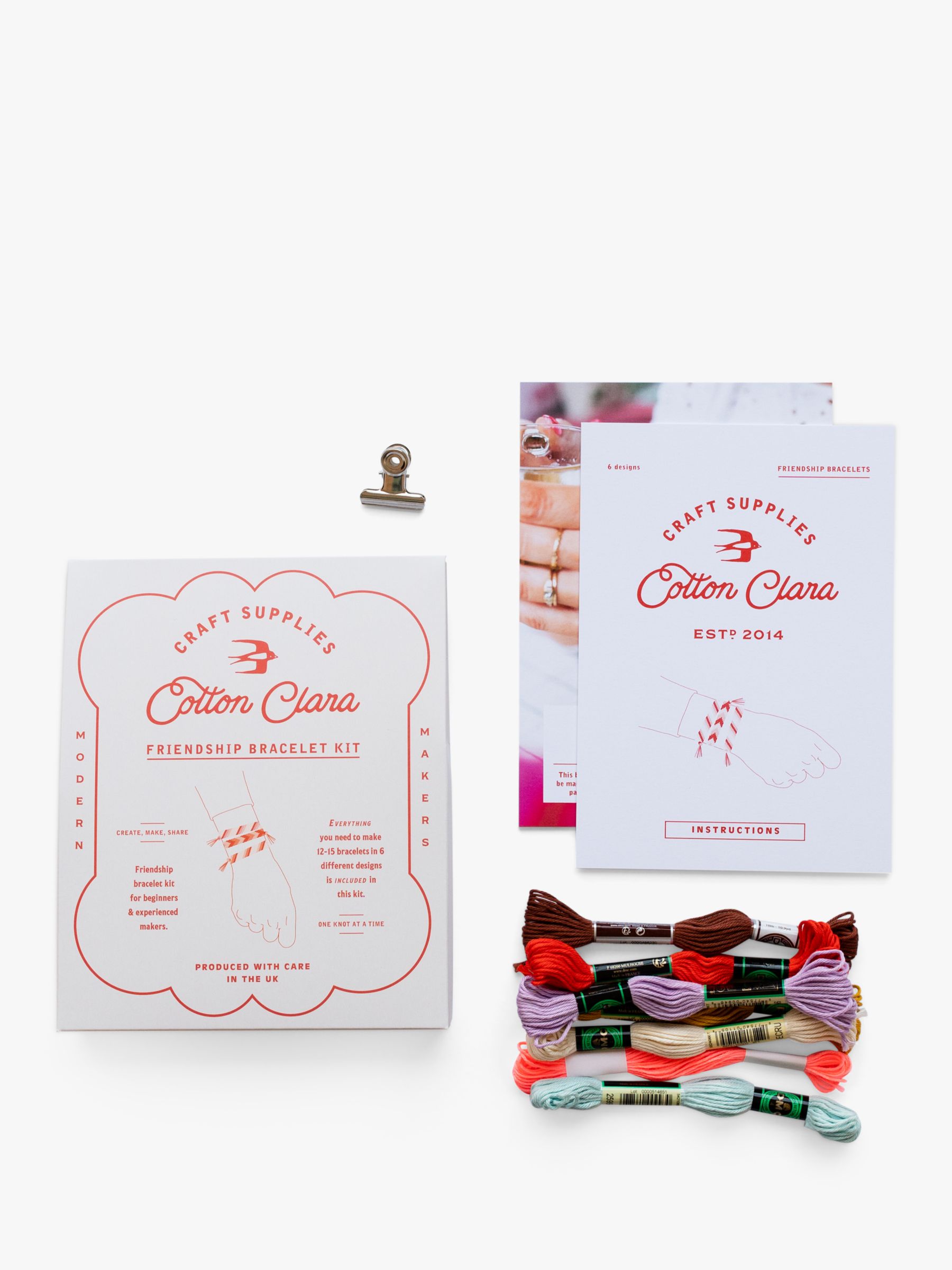 Cotton Clara Friendship Bracelets Craft Kit