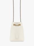 Strathberry Osette Pouch Drawstring Handbag, Vanilla