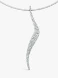 Milton & Humble Jewellery Second Hand Paul Spurgeon Platinum Diamond Pendant Necklace