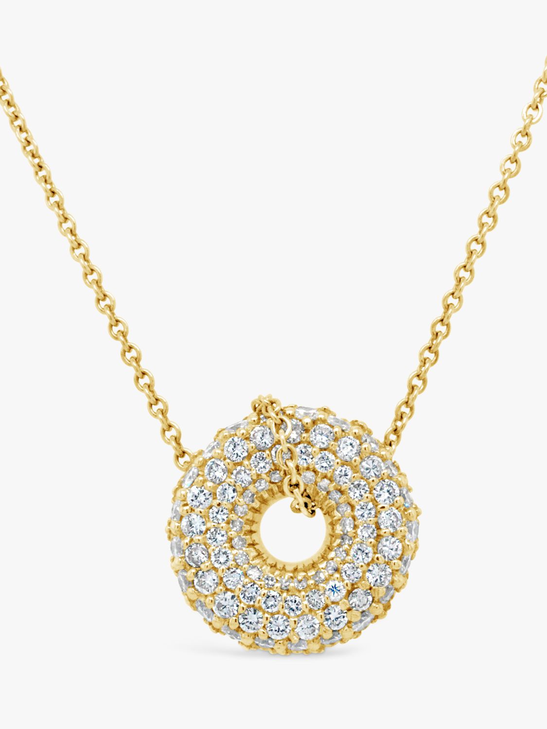 14K YELLOW GOLD PAVE BLACK + WHITE PURSE NECKLACE