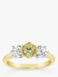 Milton & Humble Jewellery Second Hand 18ct Yellow & White Gold Old Cut Diamond Ring