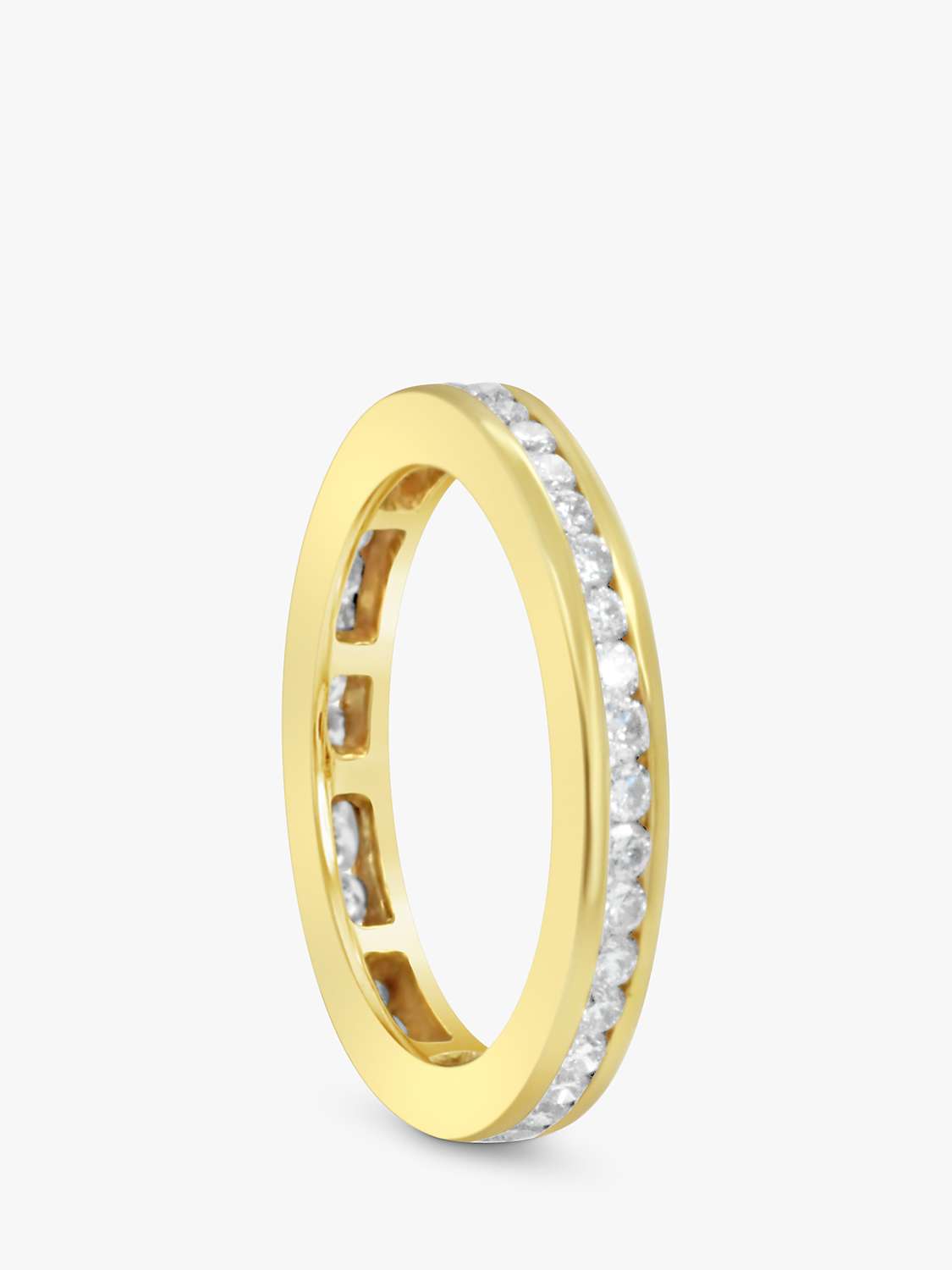 Buy Milton & Humble Jewellery Second Hand Boodle & Dunthorne 18ct Yellow Gold & Diamond Eternity Ring Online at johnlewis.com
