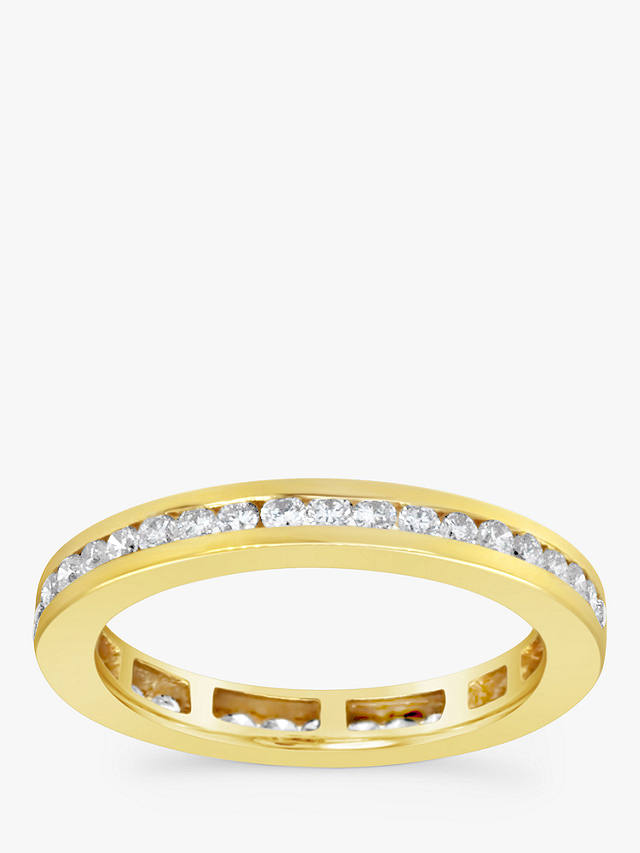 Milton & Humble Jewellery Second Hand Boodle & Dunthorne 18ct Yellow Gold & Diamond Eternity Ring