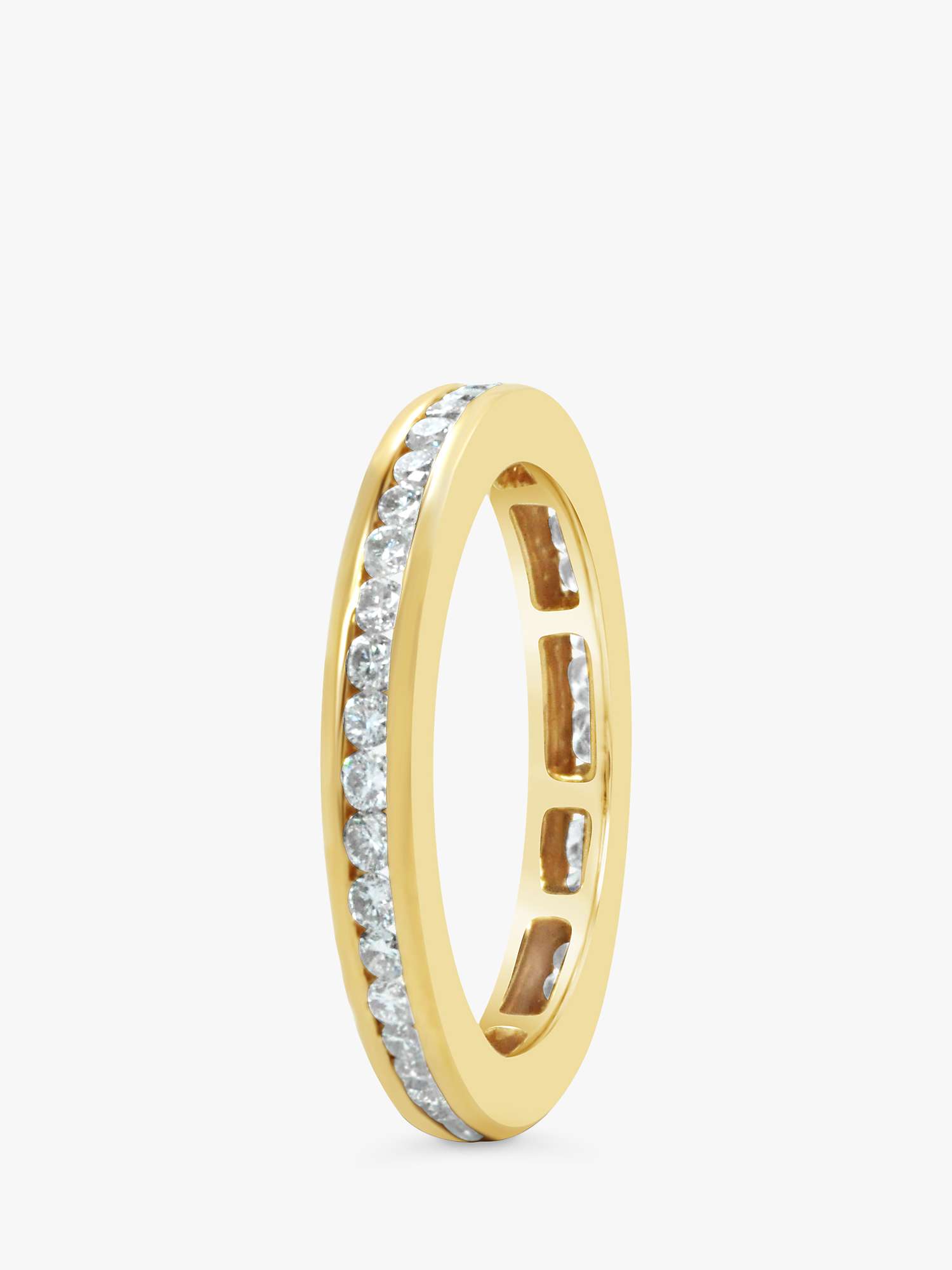 Buy Milton & Humble Jewellery Second Hand Boodle & Dunthorne 18ct Yellow Gold & Diamond Eternity Ring Online at johnlewis.com
