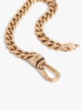 AllSaints Curb Chain Bracelet, Warm Brass