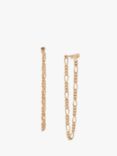AllSaints Figaro Chain Drop Earrings, Warm Brass