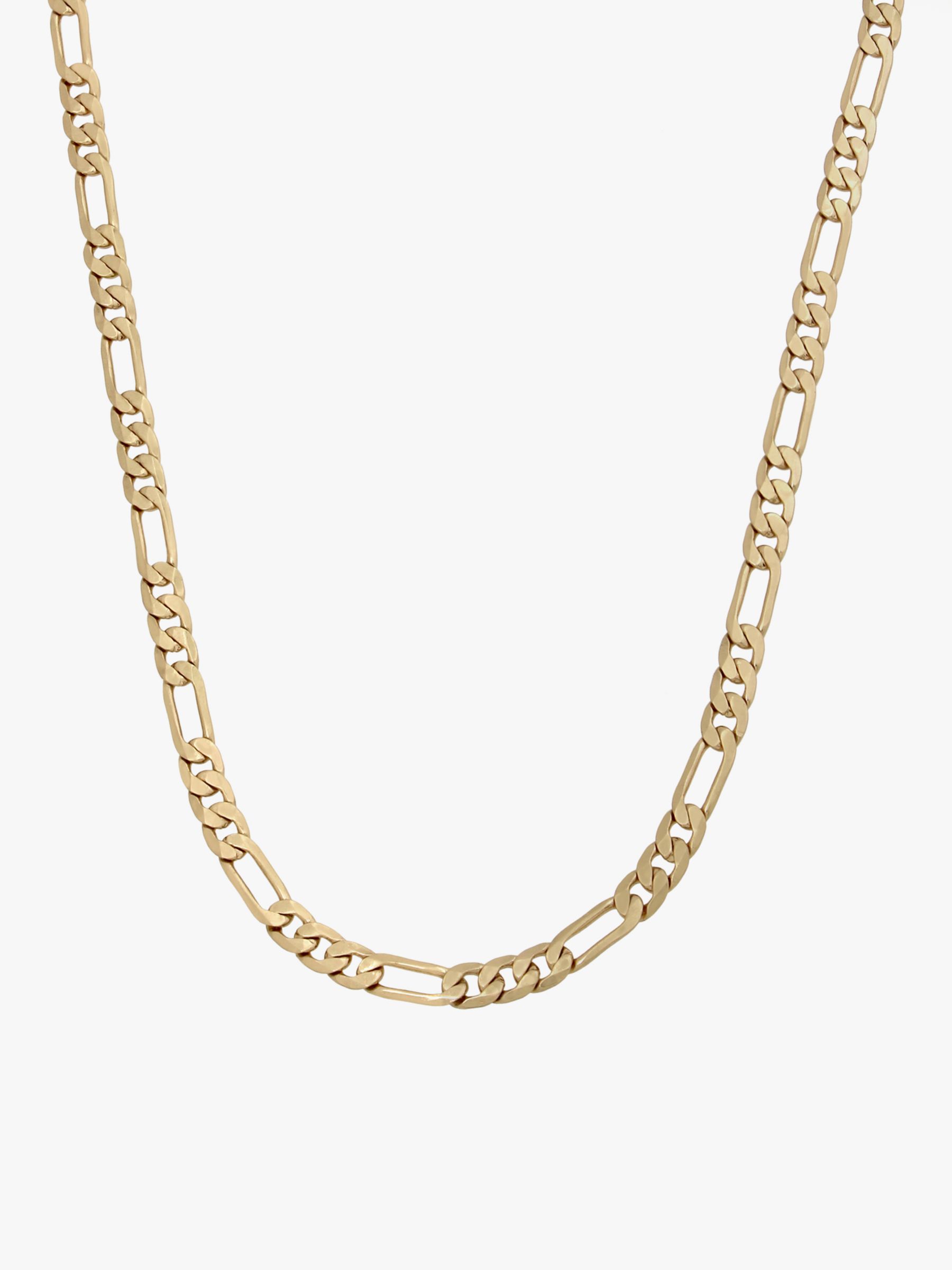 AllSaints Figaro Chain Collar Necklace, Warm Brass at John Lewis & Partners