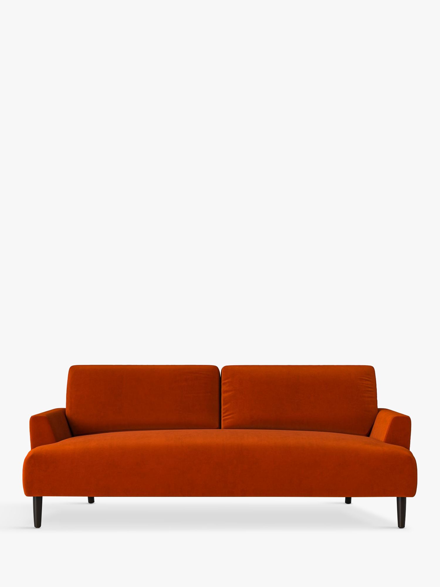 Model 05 Range, Swyft Model 05 Large 3 Seater Sofa, Eco-Velvet Paprika