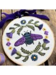 MakeBox & Co Violet Bee Embroidery Hoop Kit