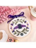 MakeBox & Co Violet Bee Embroidery Hoop Kit