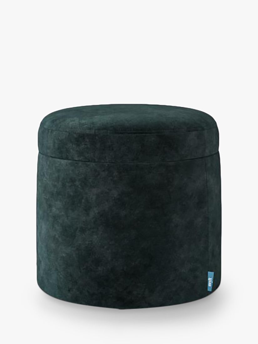 Model 03 Range, Swyft Model 03 Storage Ottoman, Mottled Velvet Ocean