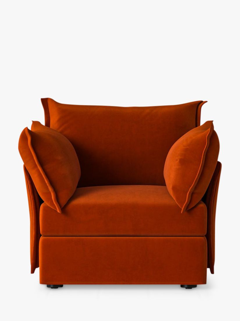 Model 06 Range, Swyft Model 06 Armchair, Eco-Velvet Paprika