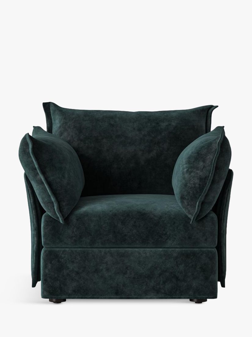 Model 06 Range, Swyft Model 06 Armchair, Mottled Velvet Ocean