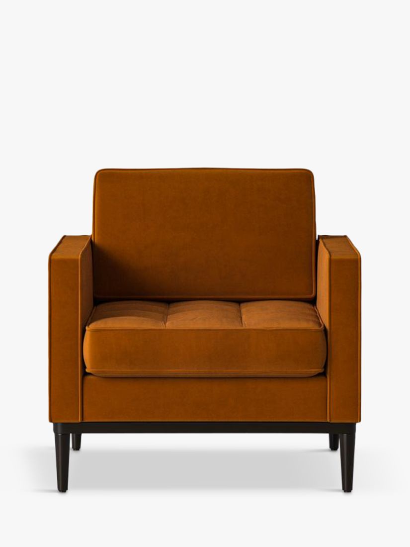 Model 02 Range, Swyft Model 02 Armchair, Eco-Velvet Bronze