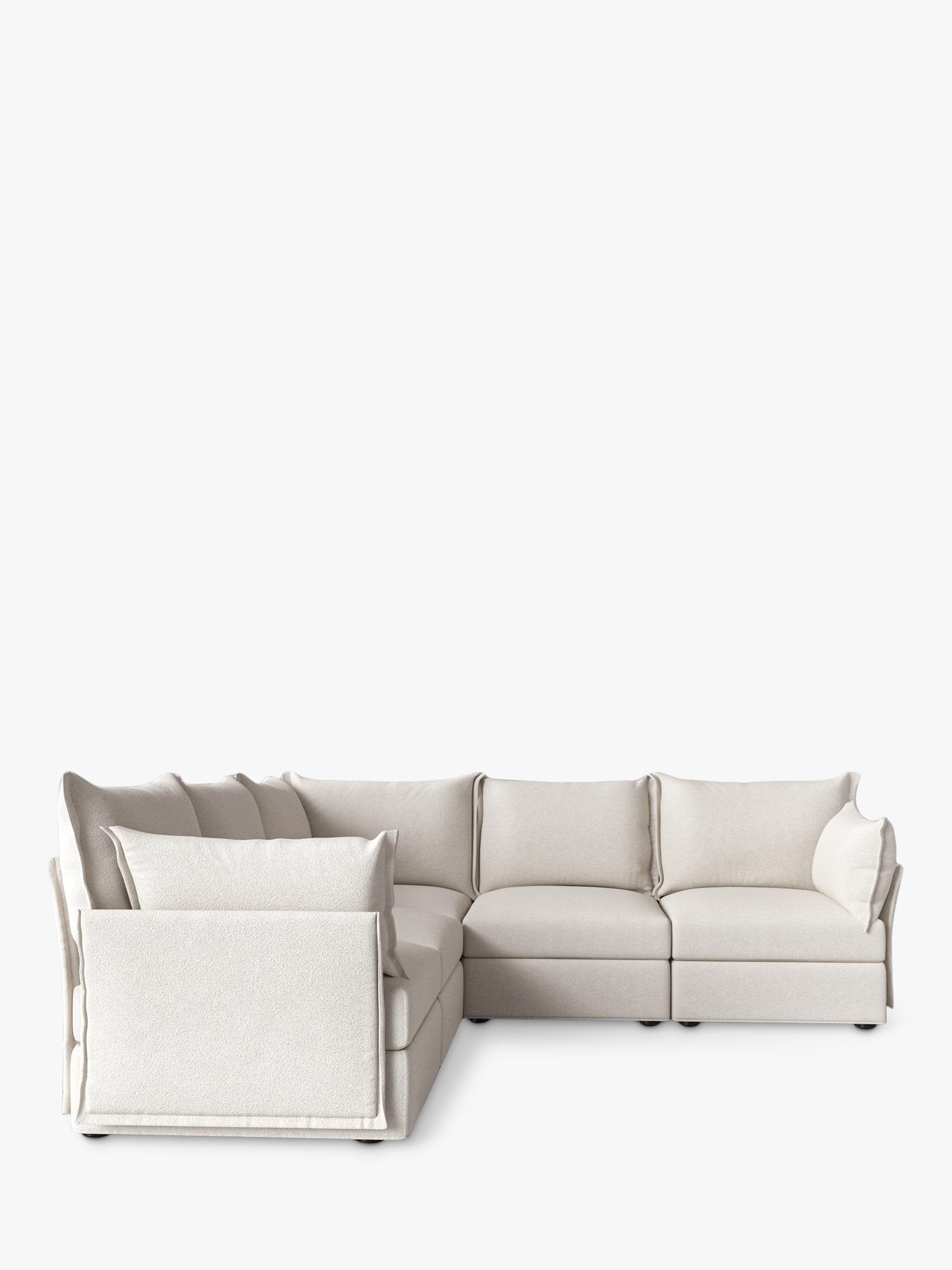 Model 06 Range, Swyft Model 06 5+ Seater Corner Sofa, Boucle Ivory