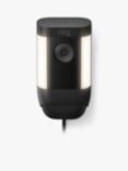 Ring Spotlight Cam Pro Plug-In Smart Security Camera with Built-in Wi-Fi & Siren Alarm, Black