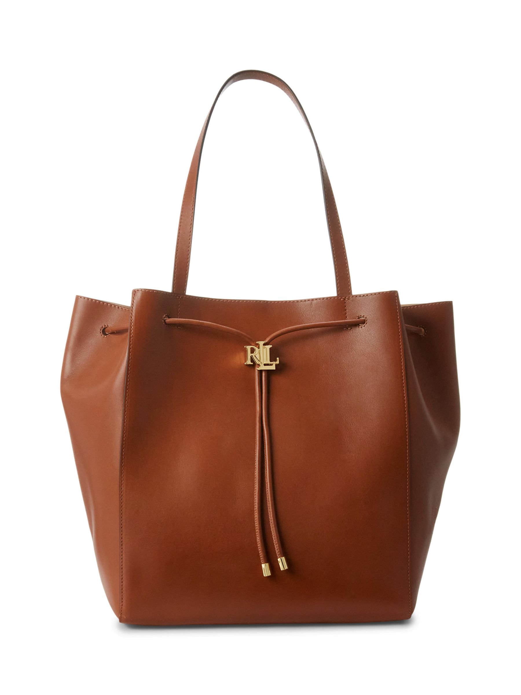 Lauren Ralph Lauren Andie Leather Tote Bag