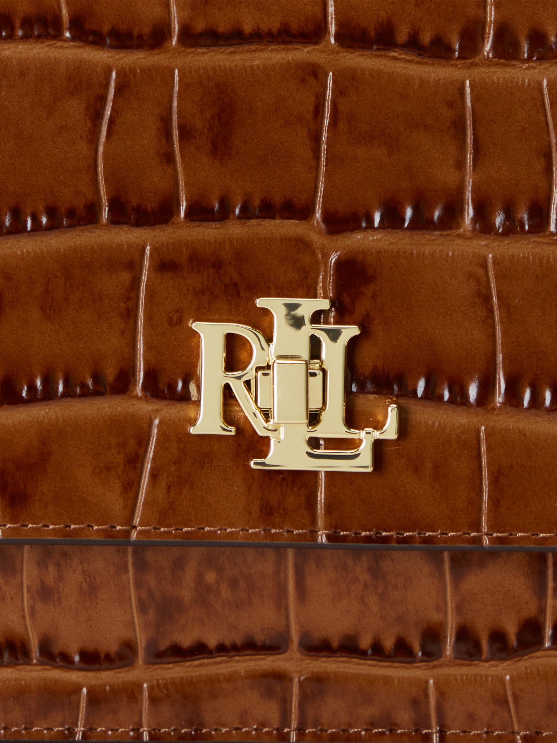 Polo Ralph Lauren Embossed Leather Crossbody Bag - Farfetch