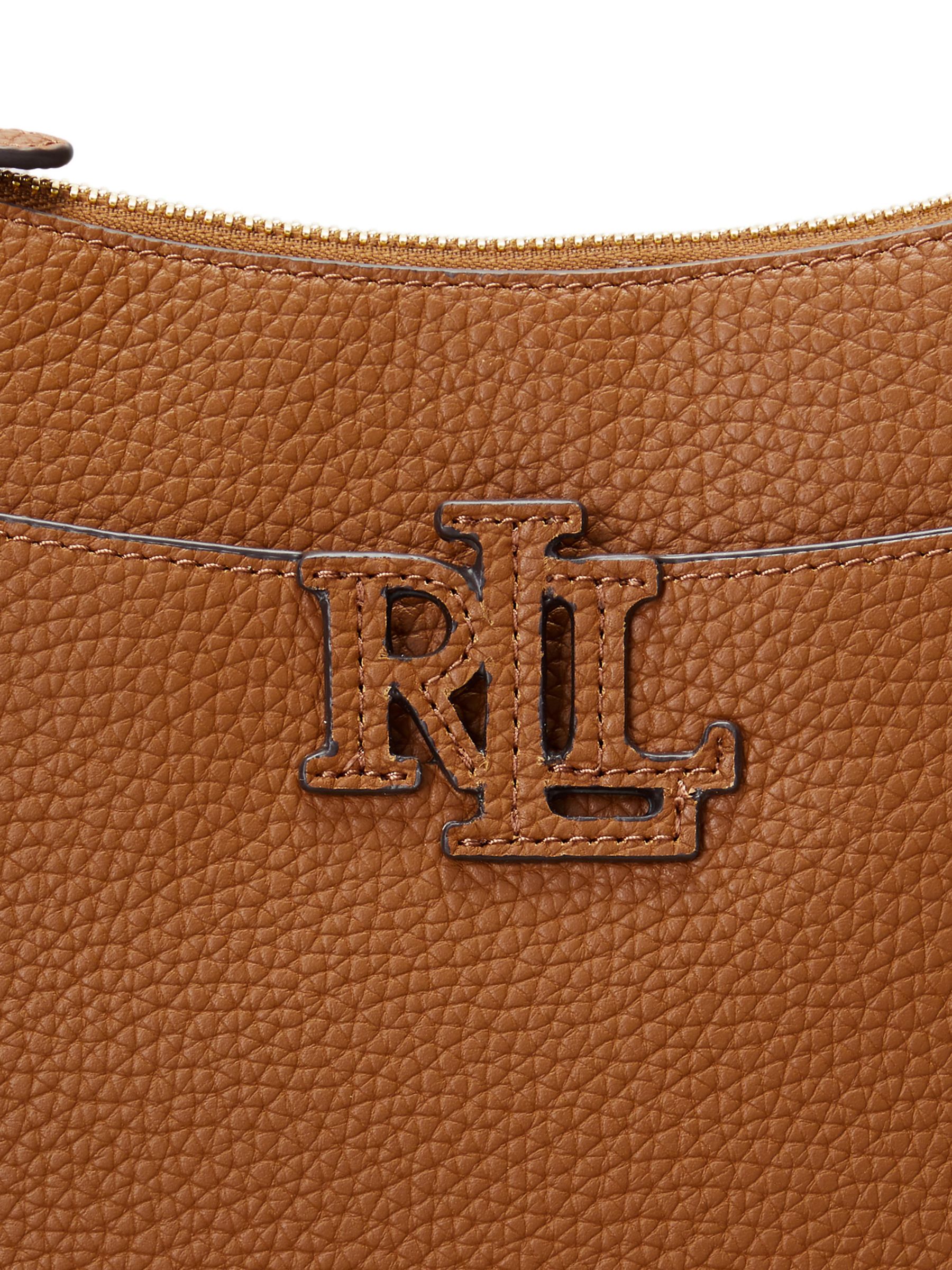 Ralph Lauren Ralph Lauren Pebbled Leather Large Cameryn Crossbody in Brown