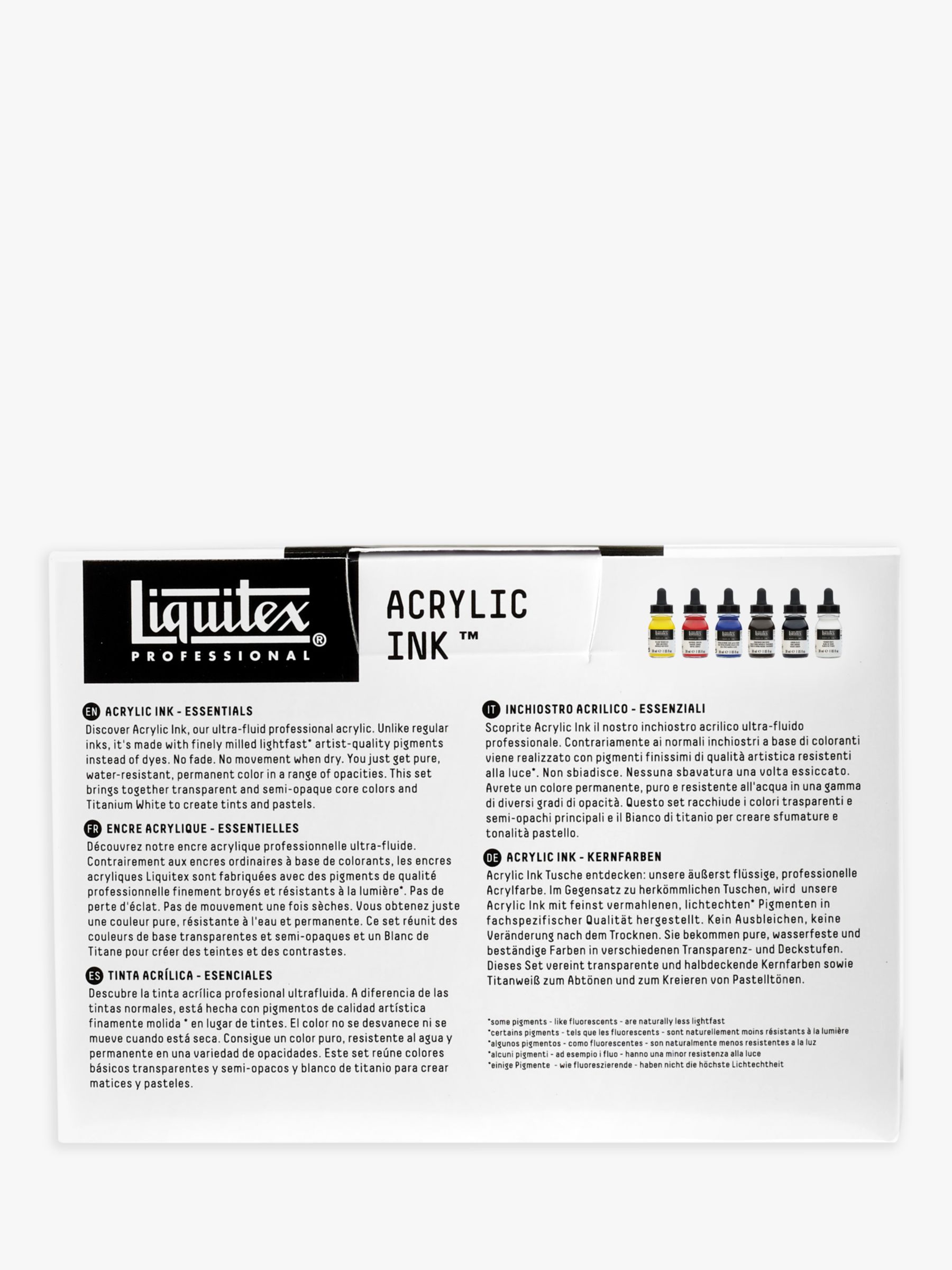 Liquitex : Professional : Acrylic Ink : Essentials Set