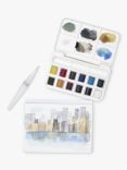Winsor & Newton Cotman Water Brush Pocket Set Travel Paints, Set of 12