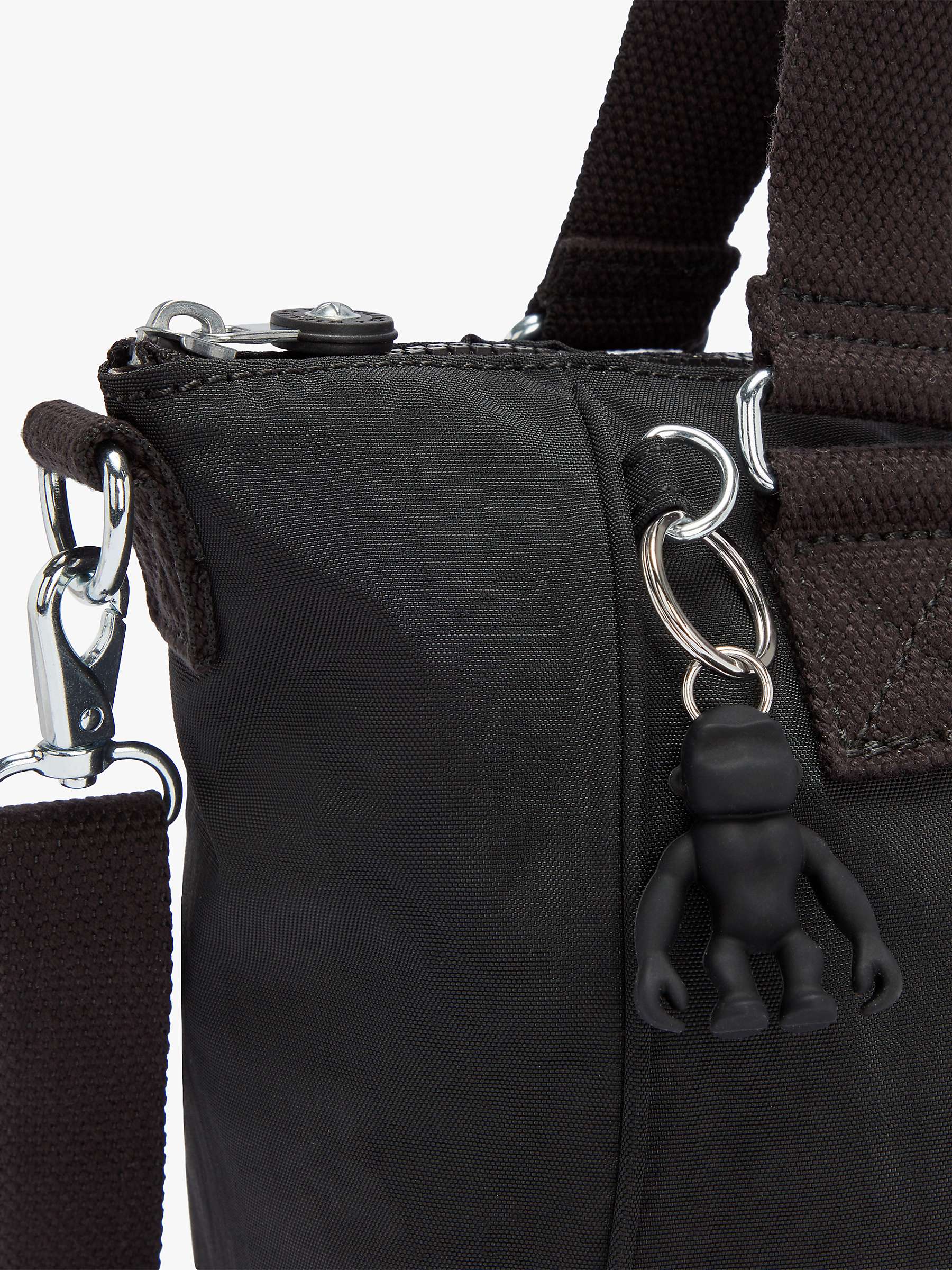 Buy Kipling Amiel Medium Grab Bag, Black Online at johnlewis.com