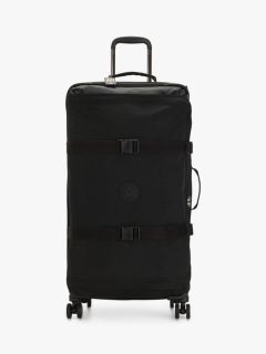 Kipling Spontaneous 78cm 4-Wheel Large Suitcase, Black