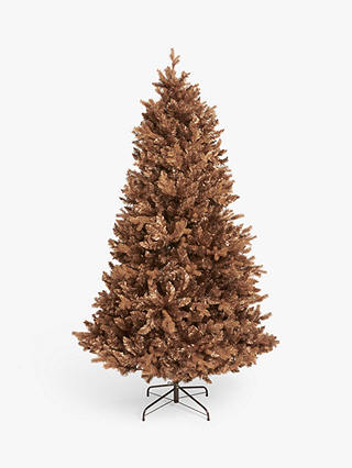 John Lewis Unlit Christmas Tree, Copper, 7ft