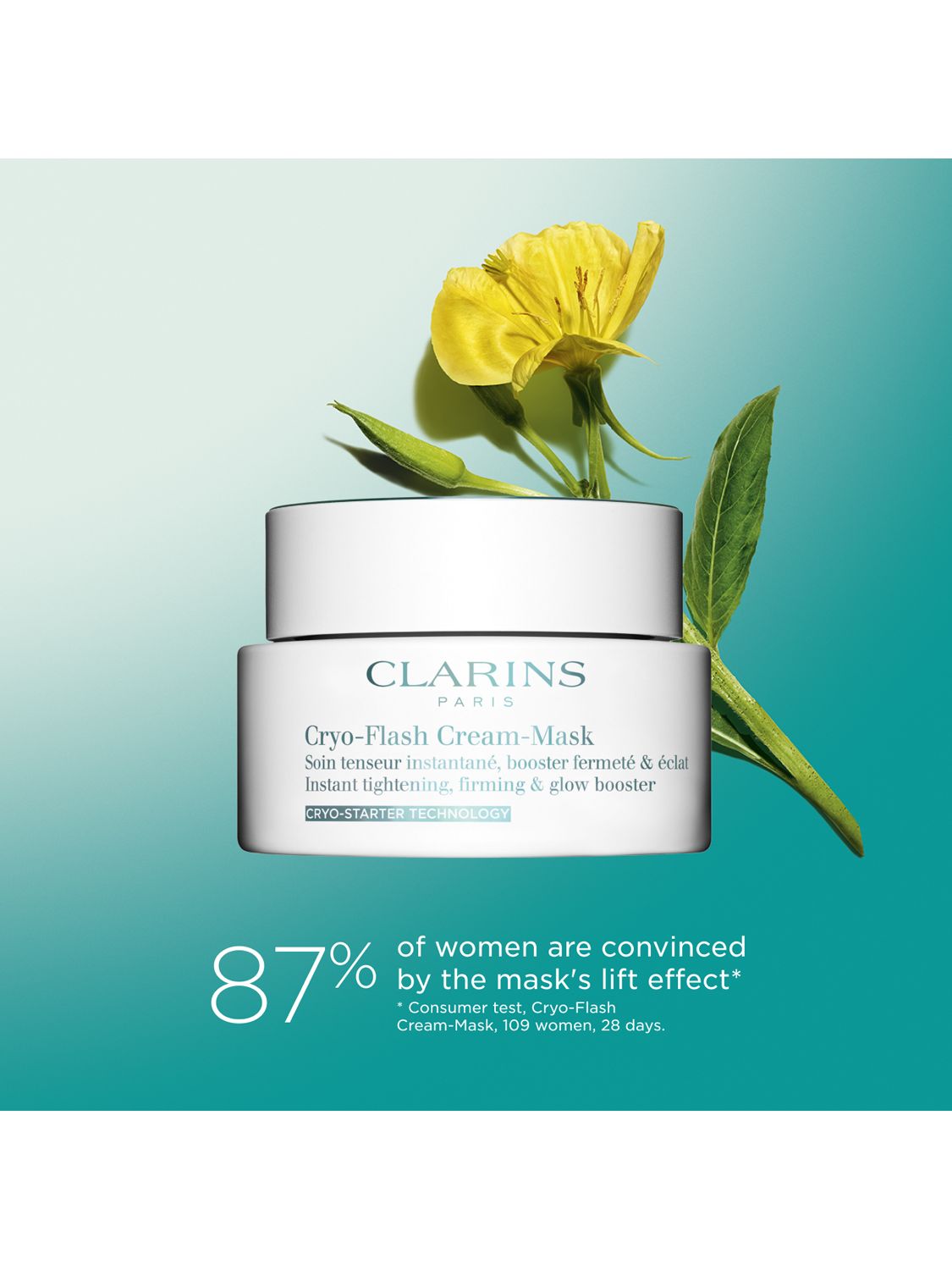 Clarins Cryo-Flash Cream-Mask, 75ml 9