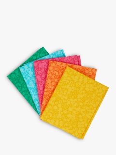 Liberty Fabrics Wiltshire Shadow Collection Fat Quarters, Pack of 5, Bright