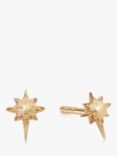 Daisy London North Star Stud Earrings, Gold