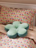 John Lewis Kids' Flora Shaped Cushion, Medium, Peppermint