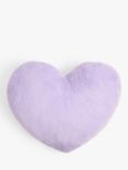 John Lewis Kids' Faux Fur Heart Cushion