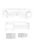 John Lewis + Swoon Lyon Grand 5 Seater Sofa, Dark Leg, Rust Velvet