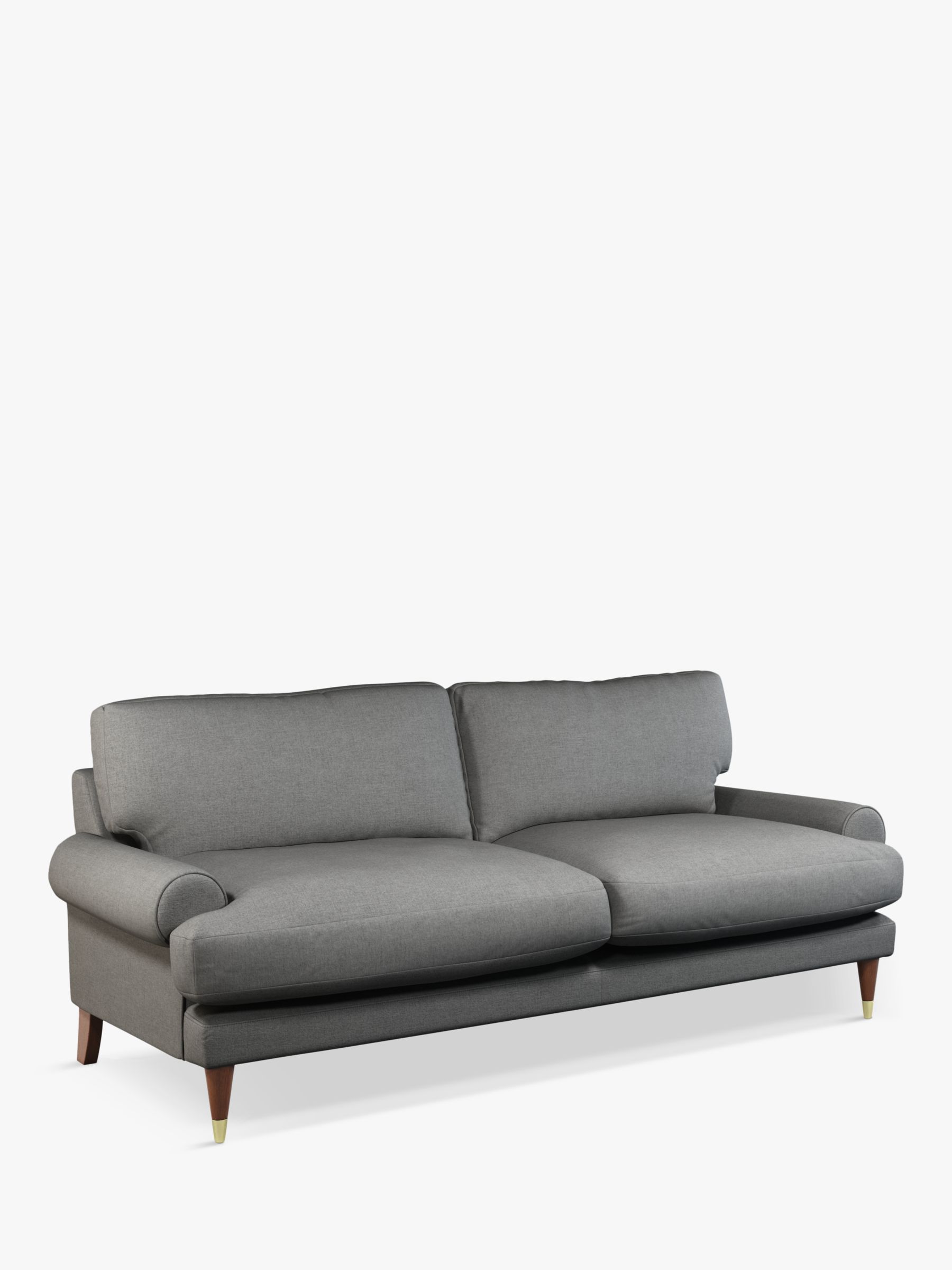 John Lewis + Swoon Roche Large 3 Seater Sofa, Dark Leg