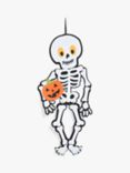 John Lewis Felt Hanging Skeleton Halloween Decoration