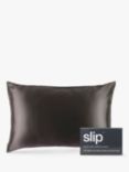 Slip® Pure Silk Zippered Pillowcase, Charcoal