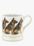 Emma Bridgewater Dogs German Shepherd Half Pint Mug, 300ml, Brown/Multi