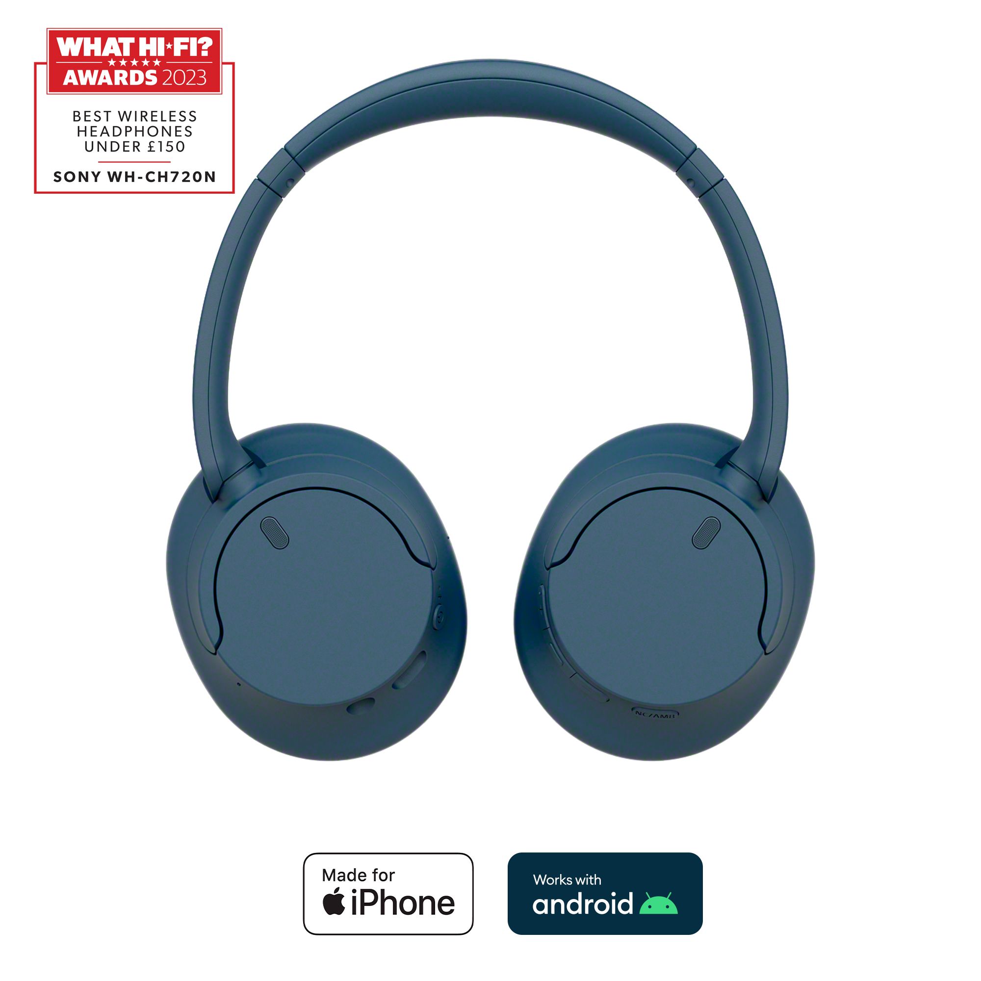Sony - WH-CH720N Wireless Noise Canceling Headphones - Blue : Electronics 