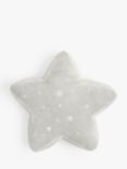 John Lewis Kids' Faux Fur Star Cushion, Ivory