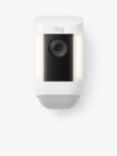 Ring Spotlight Cam Pro Wired Smart Security Camera with Built-in Wi-Fi & Siren Alarm, Black