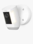 Ring Spotlight Cam Pro Wired Smart Security Camera with Built-in Wi-Fi & Siren Alarm, Black